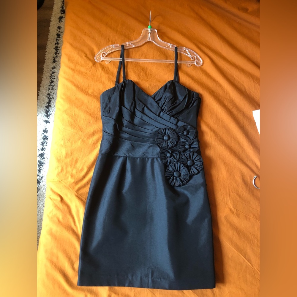 Black Cocktail Dress, women’s size 2, with Removable Straps